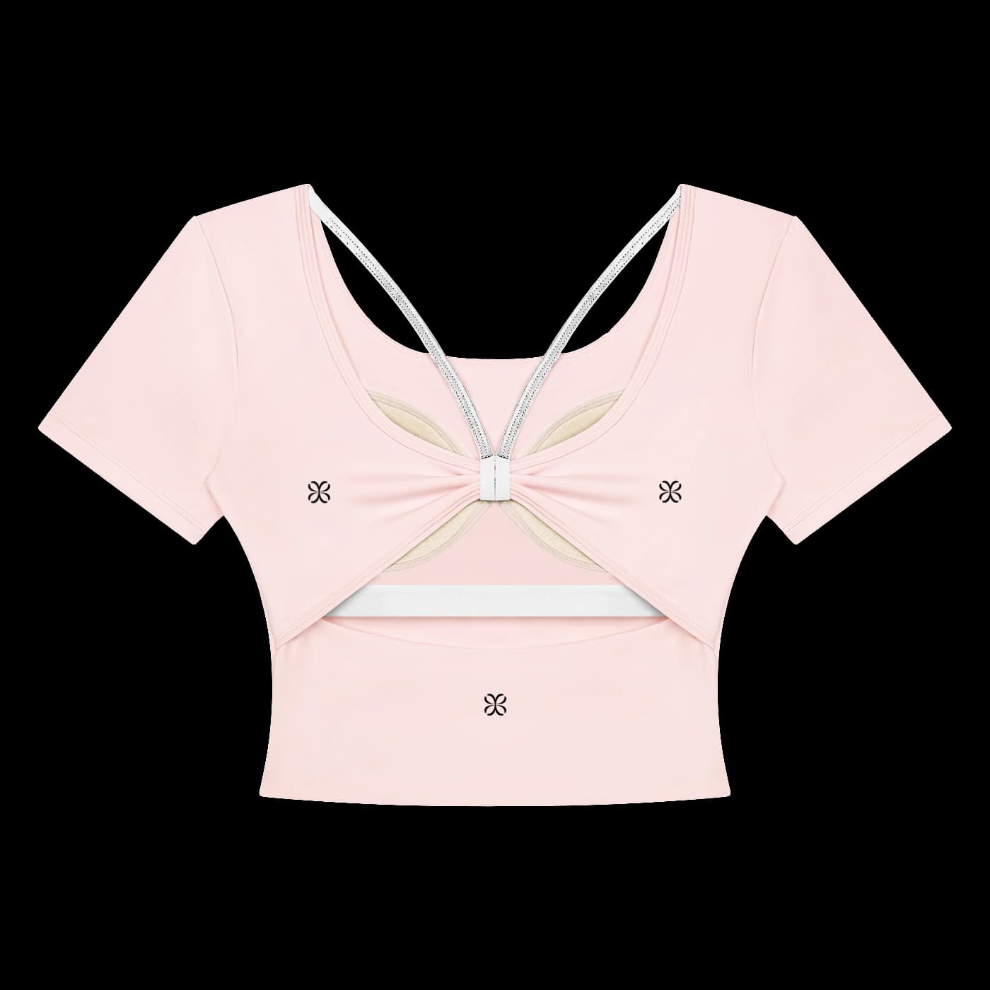 AURA Camiseta Técnica Color Block · Rosa Palo en color Rosa Palo - Vista posterior y espalda | AYA