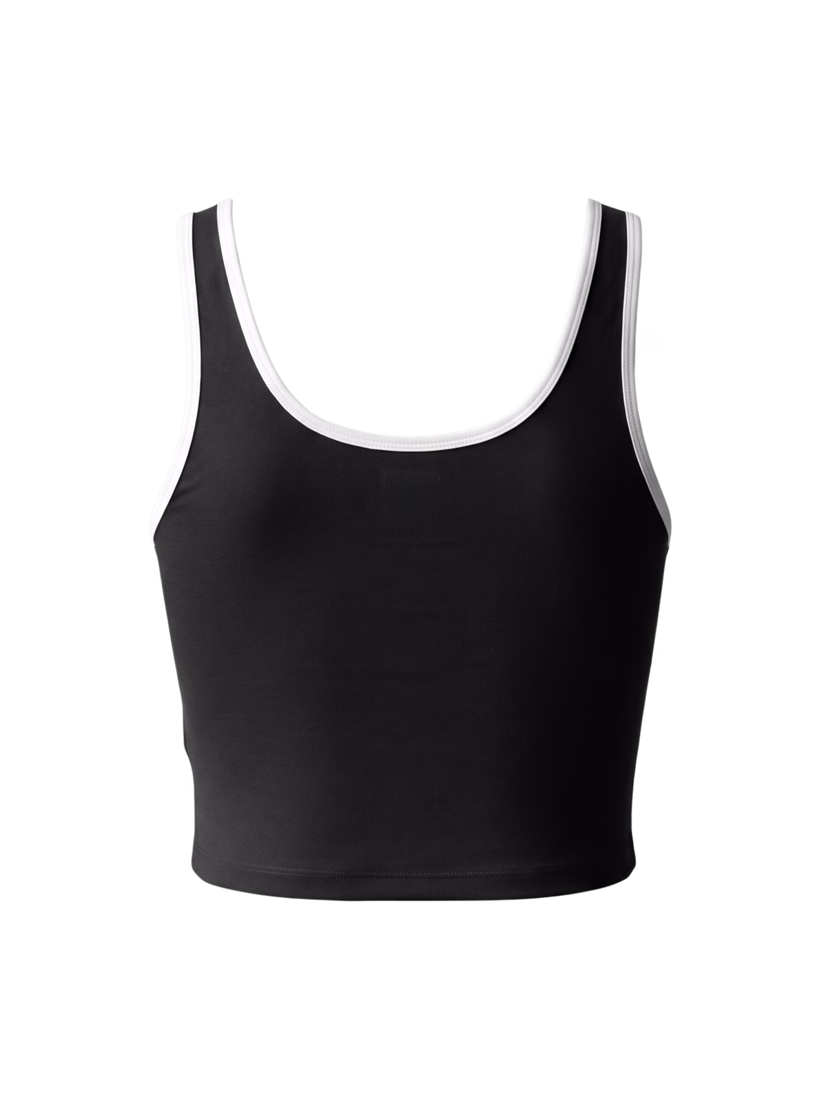 AURA Top Bicolor Duo · Negro en color Negro - Puesta en modelo en movimiento | AYA