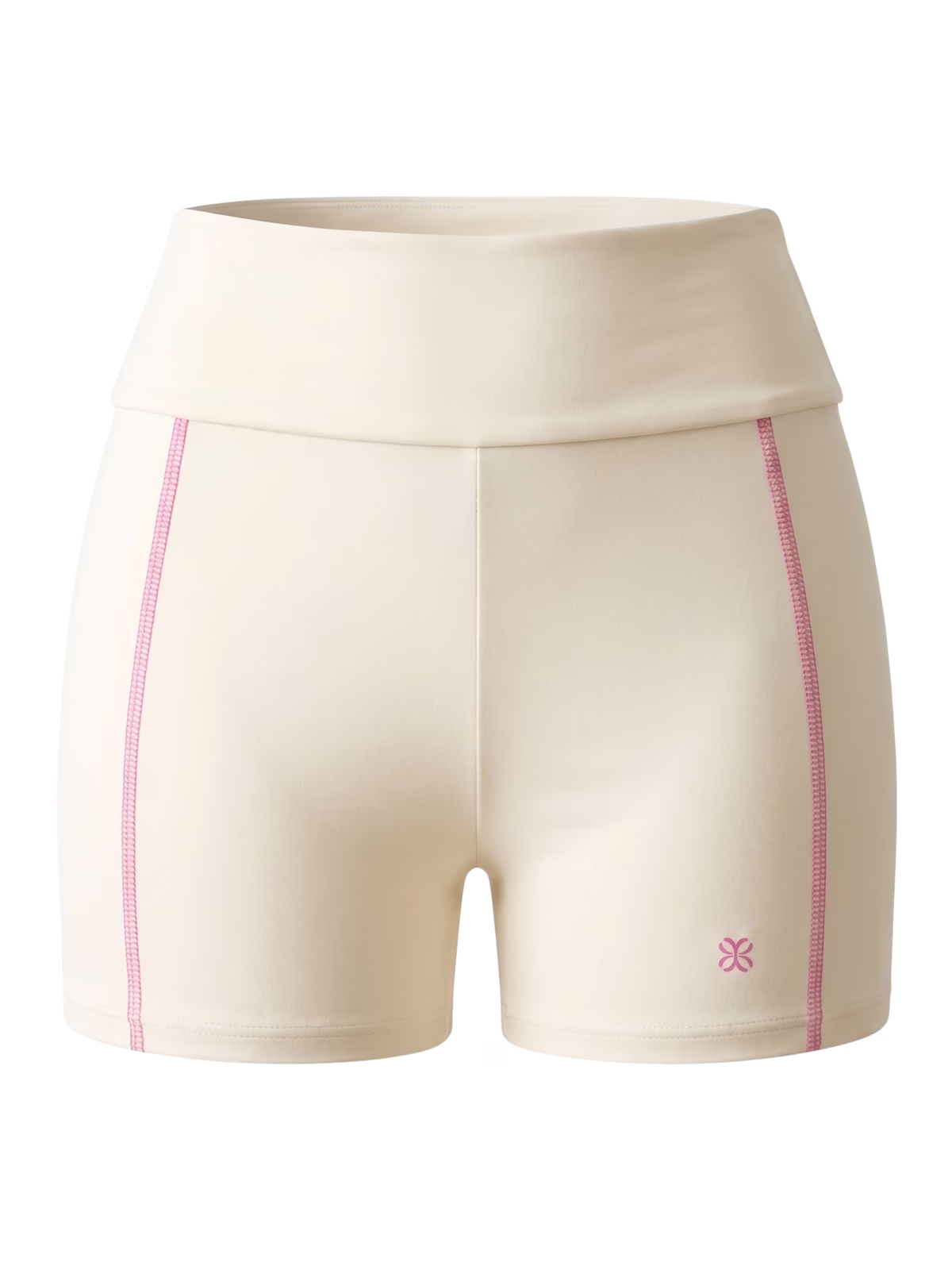 SCULPT High-Waisted Short Ciclista · Albaricoque en color Albaricoque - Vista lateral y silueta | AYA