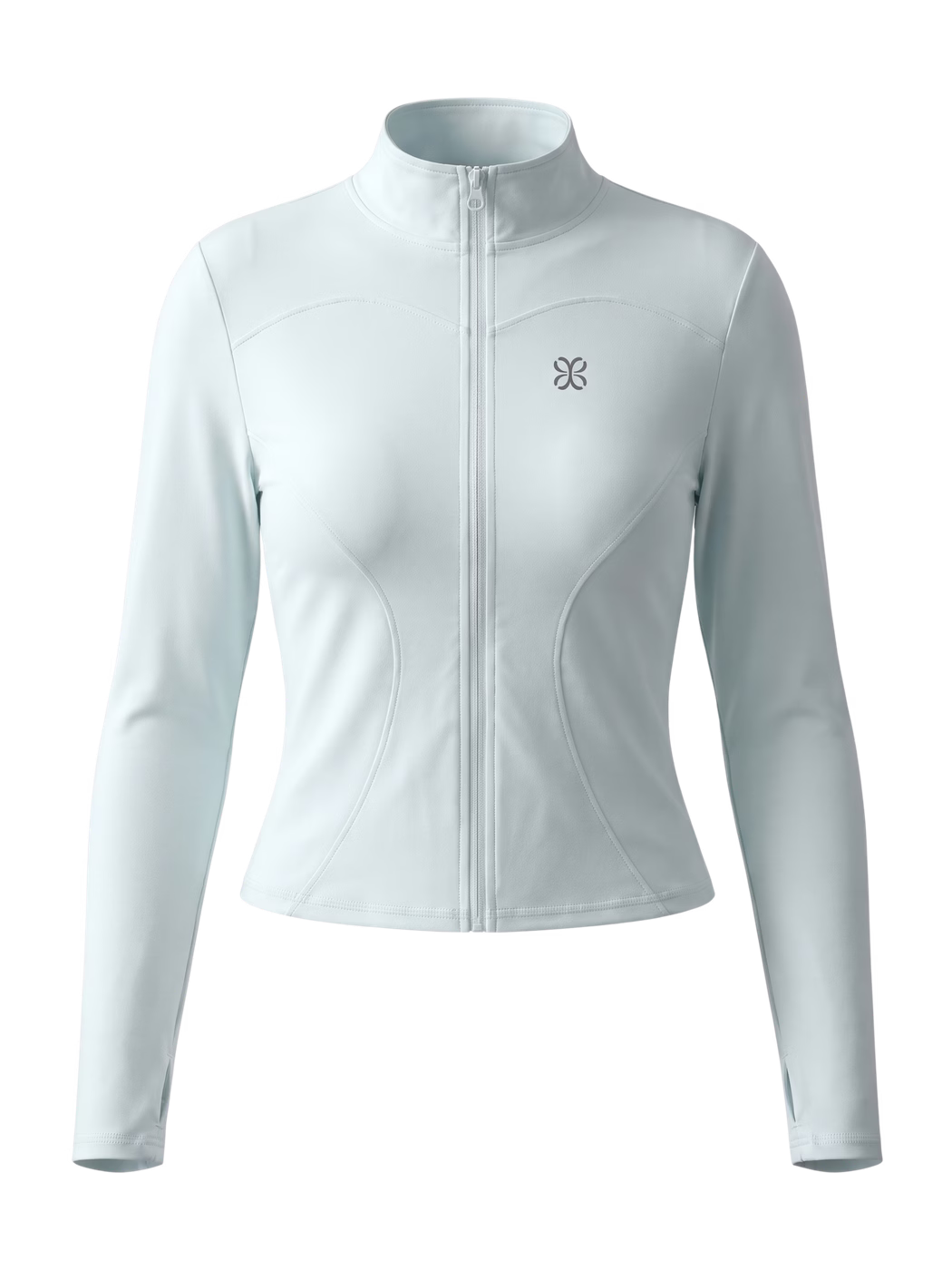 Yoga Sports Jacket · Azul Claro en color Azul Claro - Vista frontal de estudio | AYA