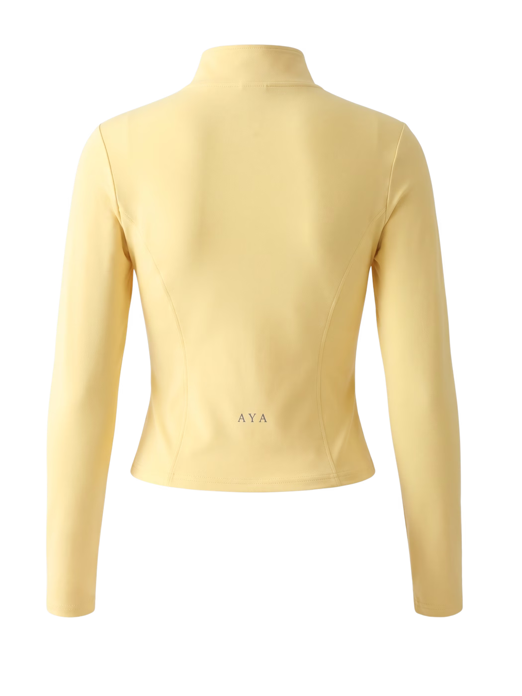Yoga Sports Jacket · Amarillo Pastel en color Amarillo Pastel - Vista posterior y espalda | AYA