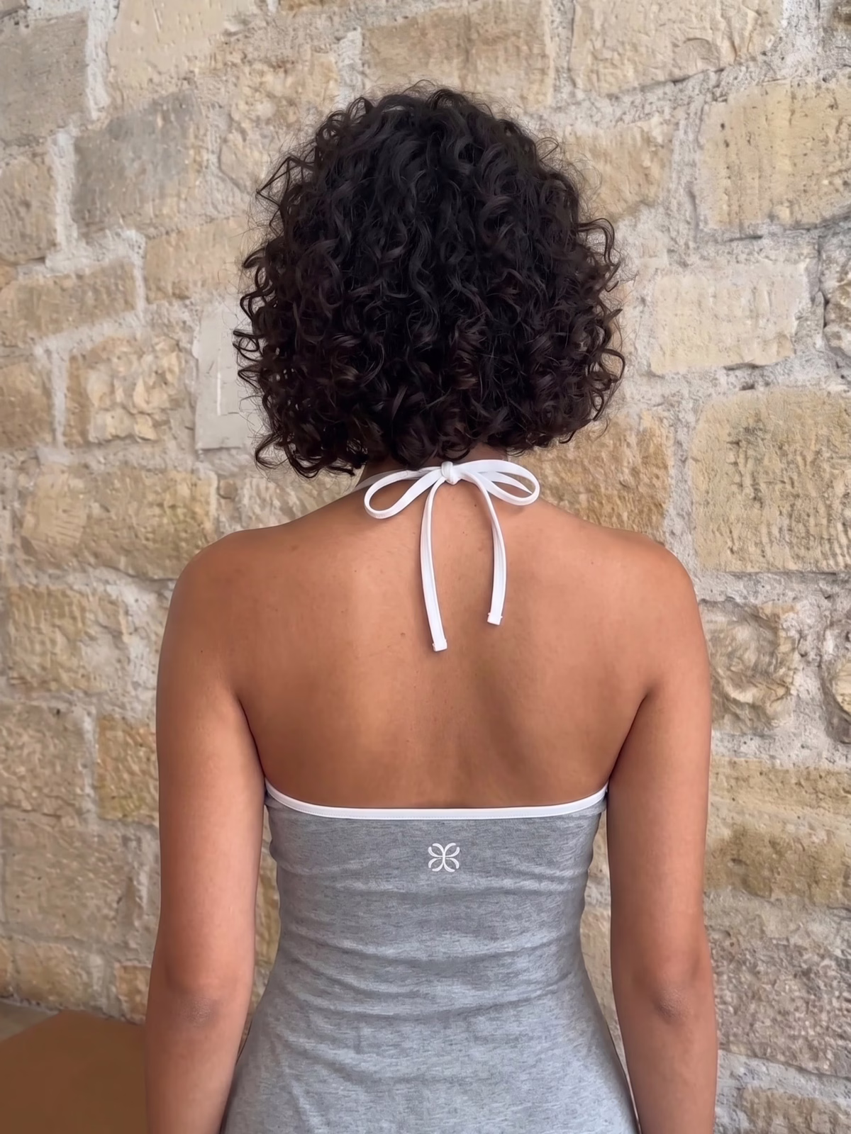 ATELIER Color-Block Vestido · Gris Vigoré en color Gris Vigoré - Vista posterior y espalda | AYA