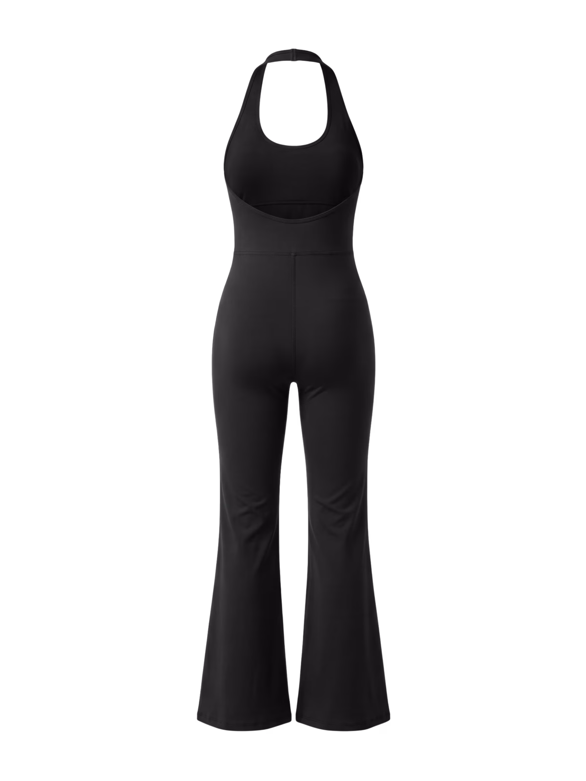 ATELIER Mono Largo Halter Pernera Ancha · Negro en color Negro - Vista posterior y espalda | AYA