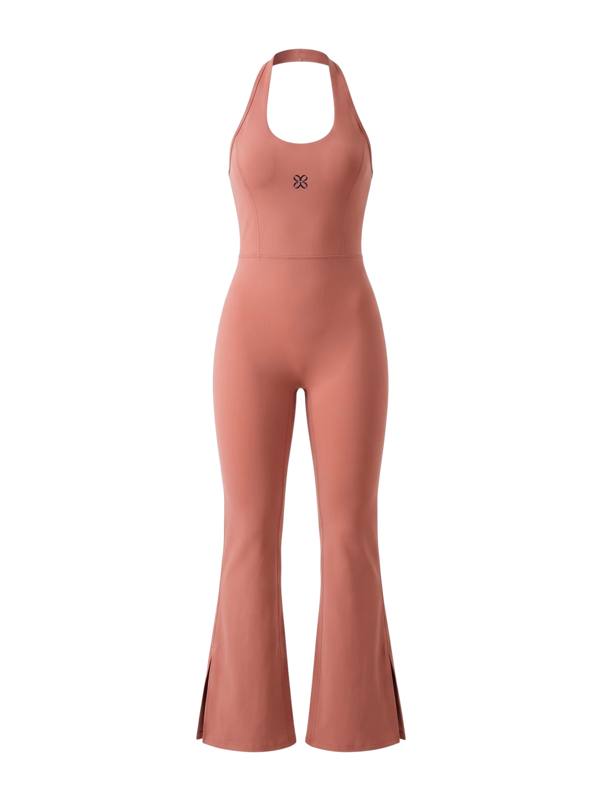 ATELIER Mono Largo Halter Pernera Ancha · Rosa en color Rosa - Vista frontal de estudio | AYA