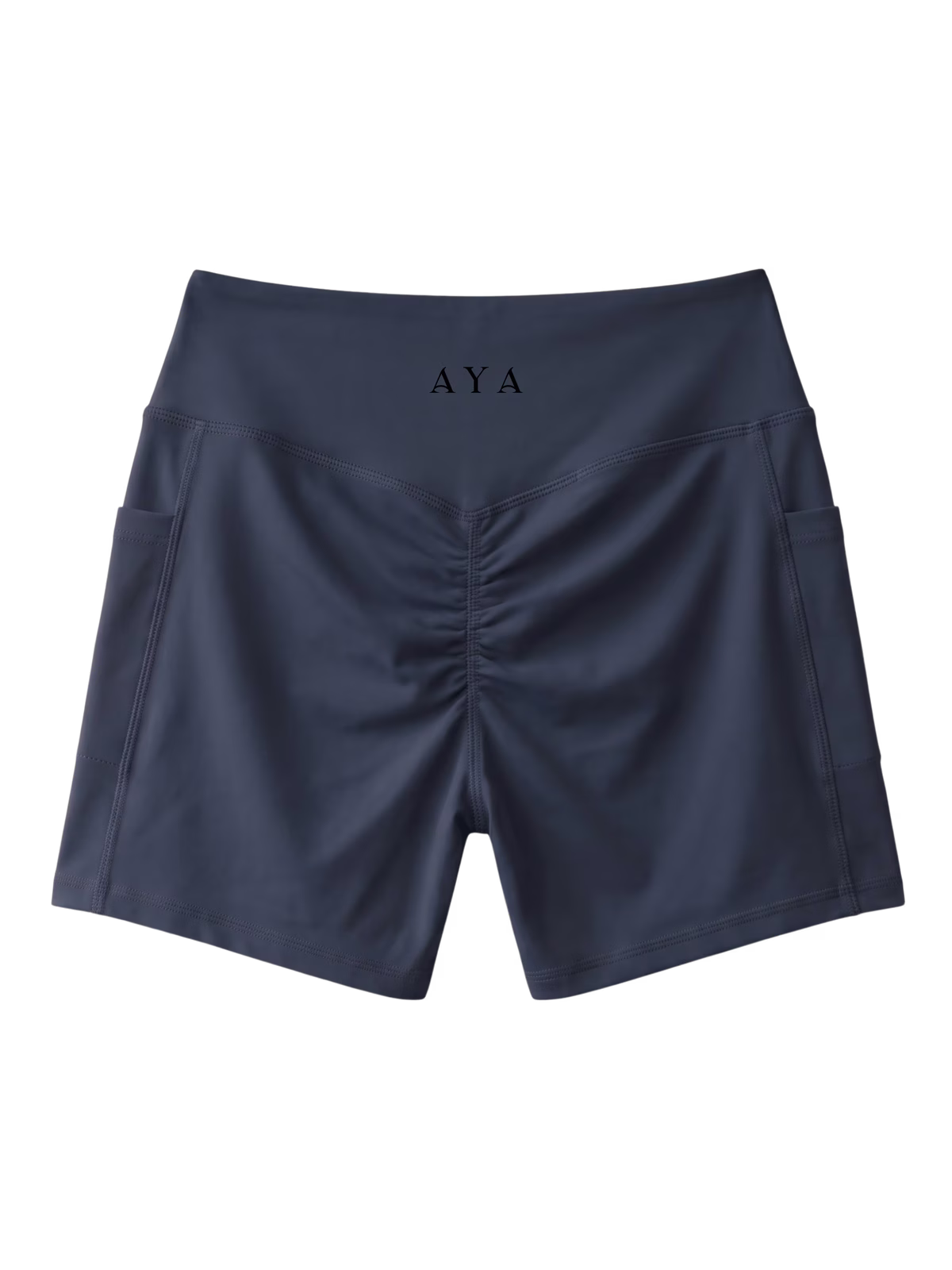SCULPT Short Técnico con Bolsillo · Azul Marino en color Azul Marino - Puesta en modelo en movimiento | AYA
