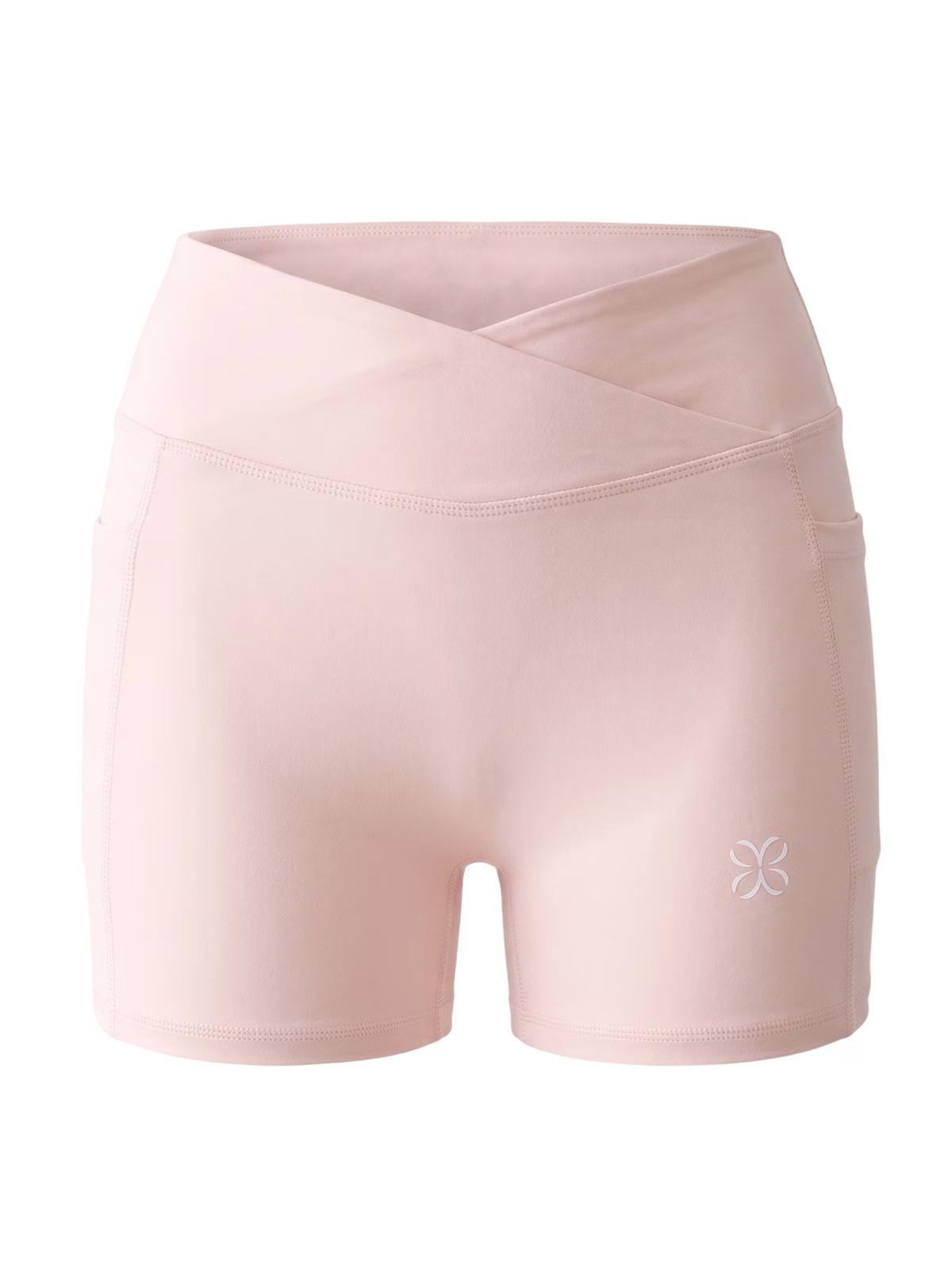 SCULPT Short Studio con Bolsillo · Rosa Palo en color Rosa Palo - Vista frontal de estudio | AYA