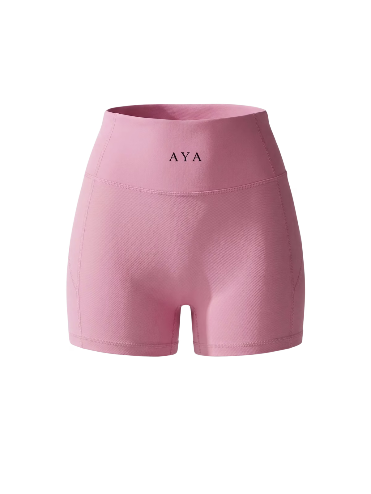 SCULPT Short Biker Clásico · Rosa en color Rosa - Vista lateral y silueta | AYA
