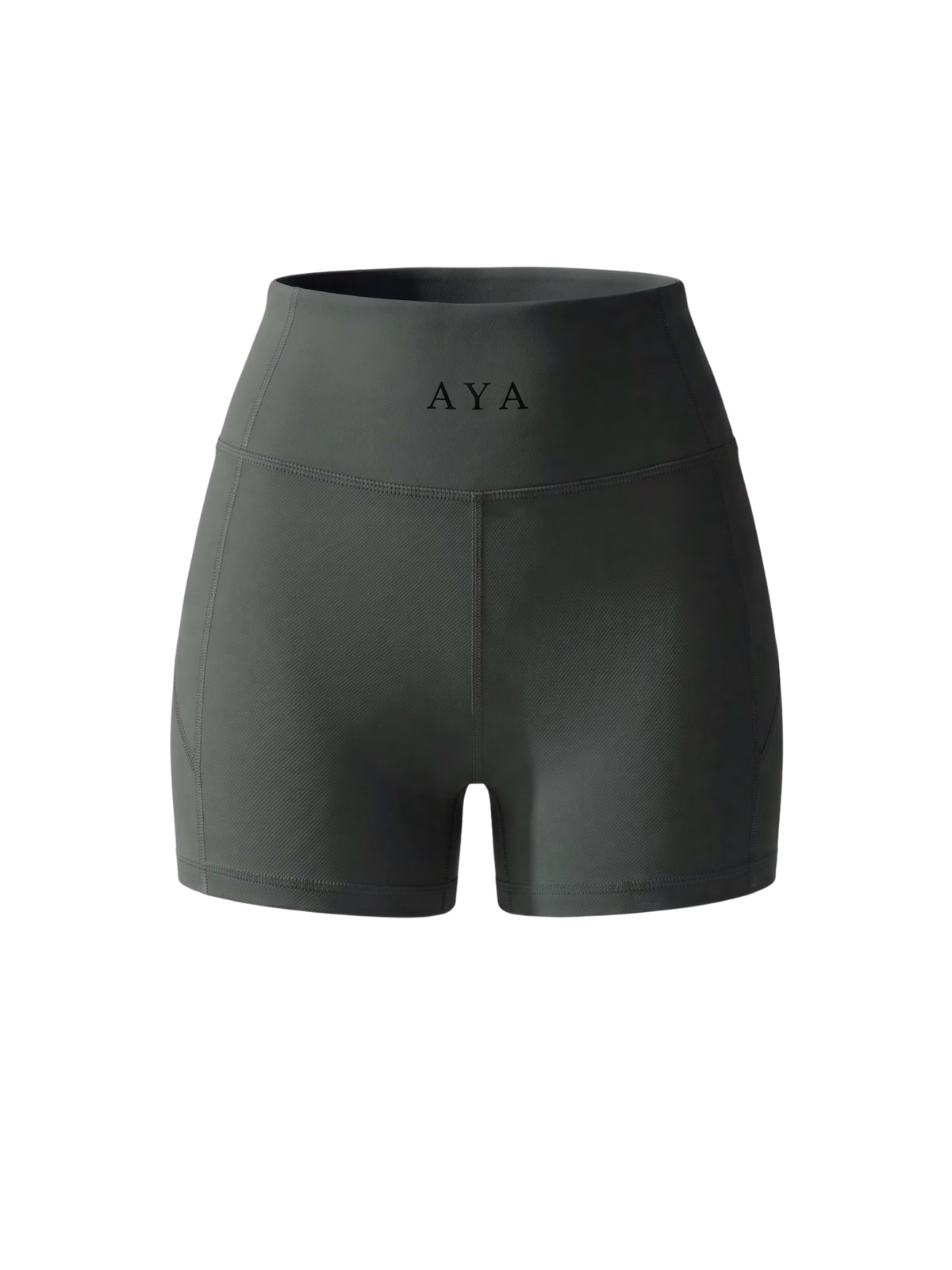 SCULPT Short Biker Clásico · Gris Marengo en color Gris Marengo - Puesta en modelo en movimiento | AYA