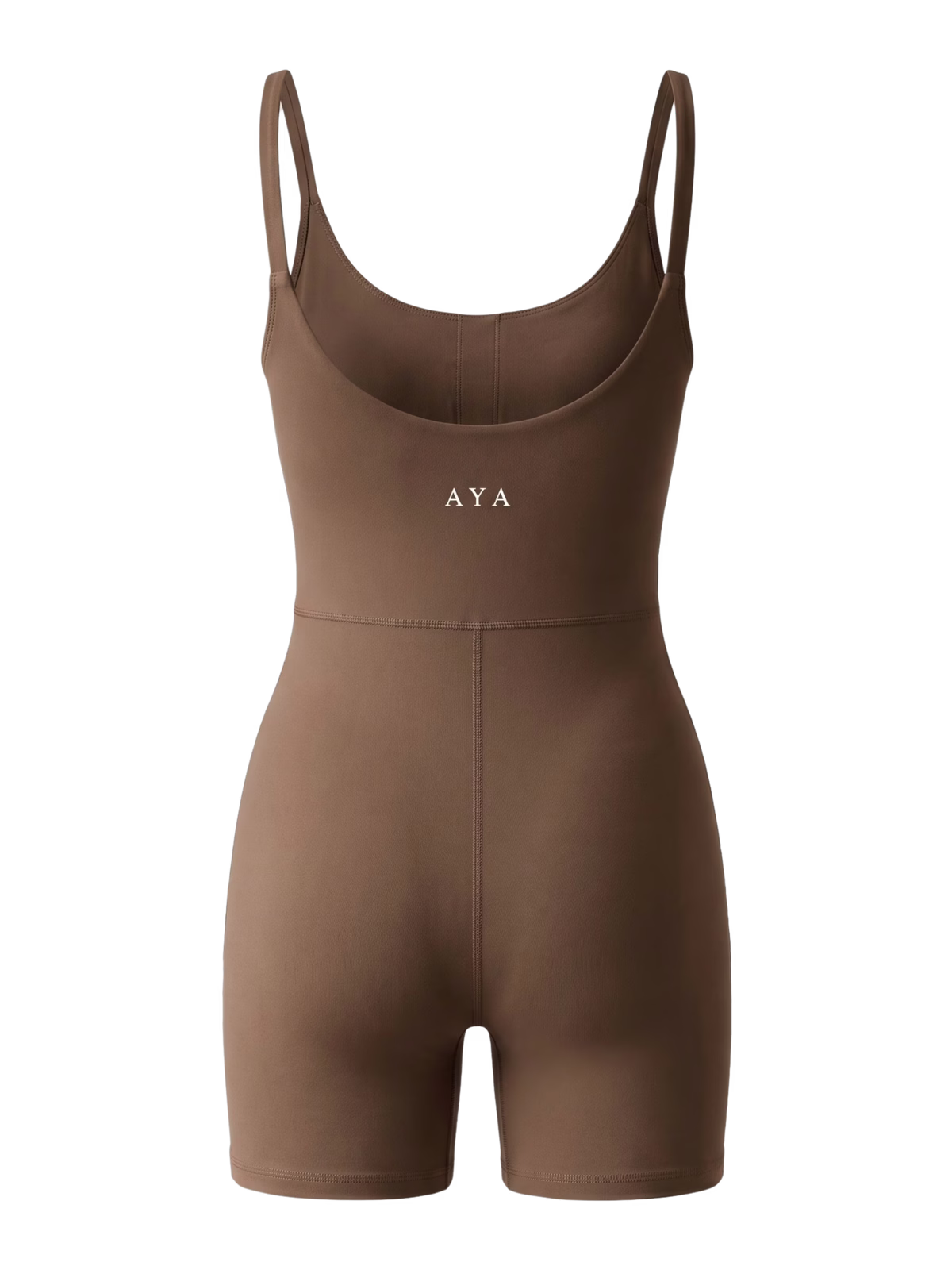 ATELIER Arc Unitard · Negro en color Negro - Vista posterior y espalda | AYA
