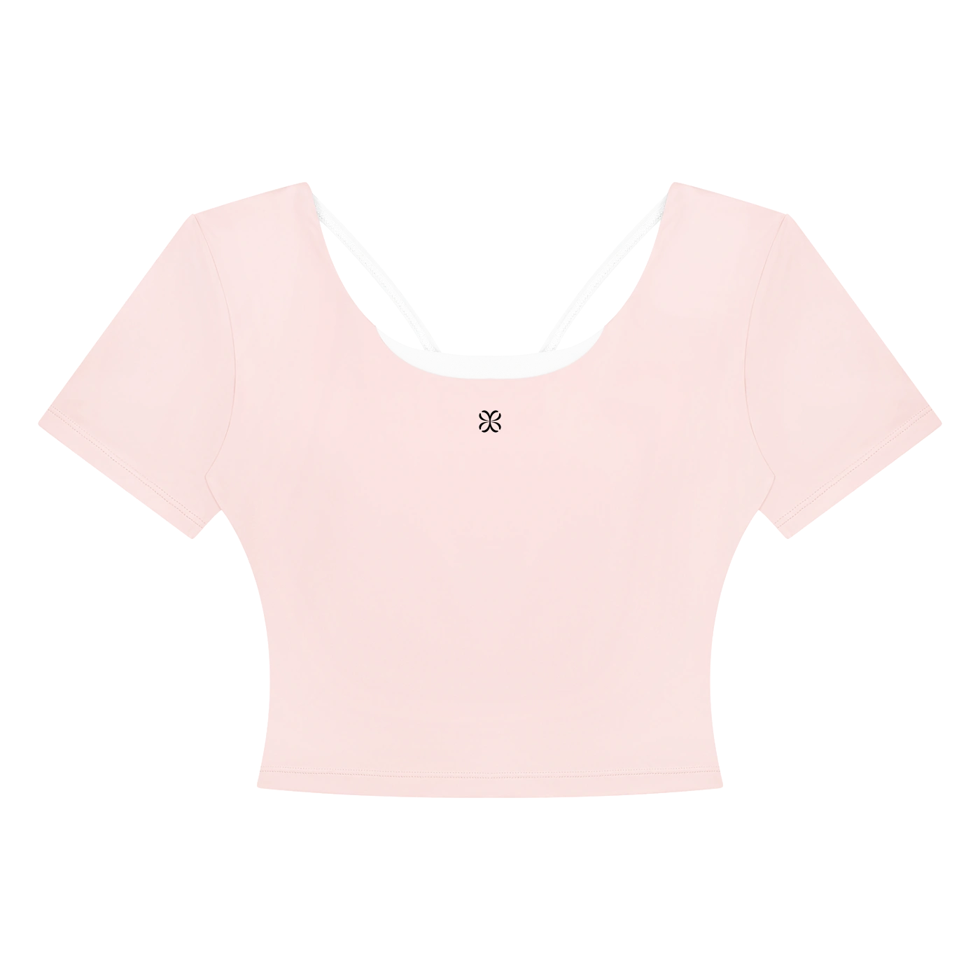 AURA Camiseta Técnica Color Block · Rosa Palo en color Rosa Palo - Vista frontal de estudio | AYA