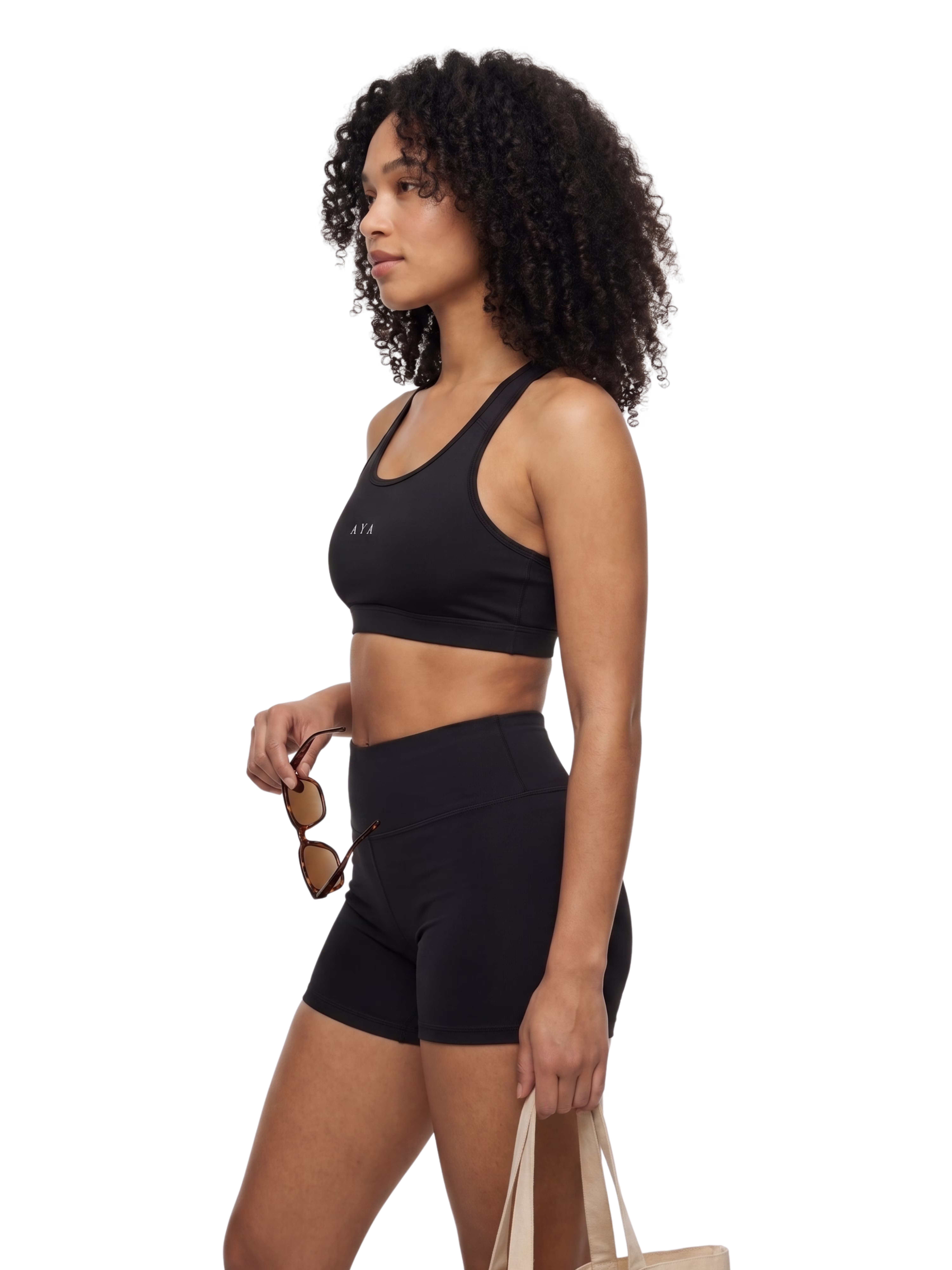 Women's Cropped Sports Bra - 3