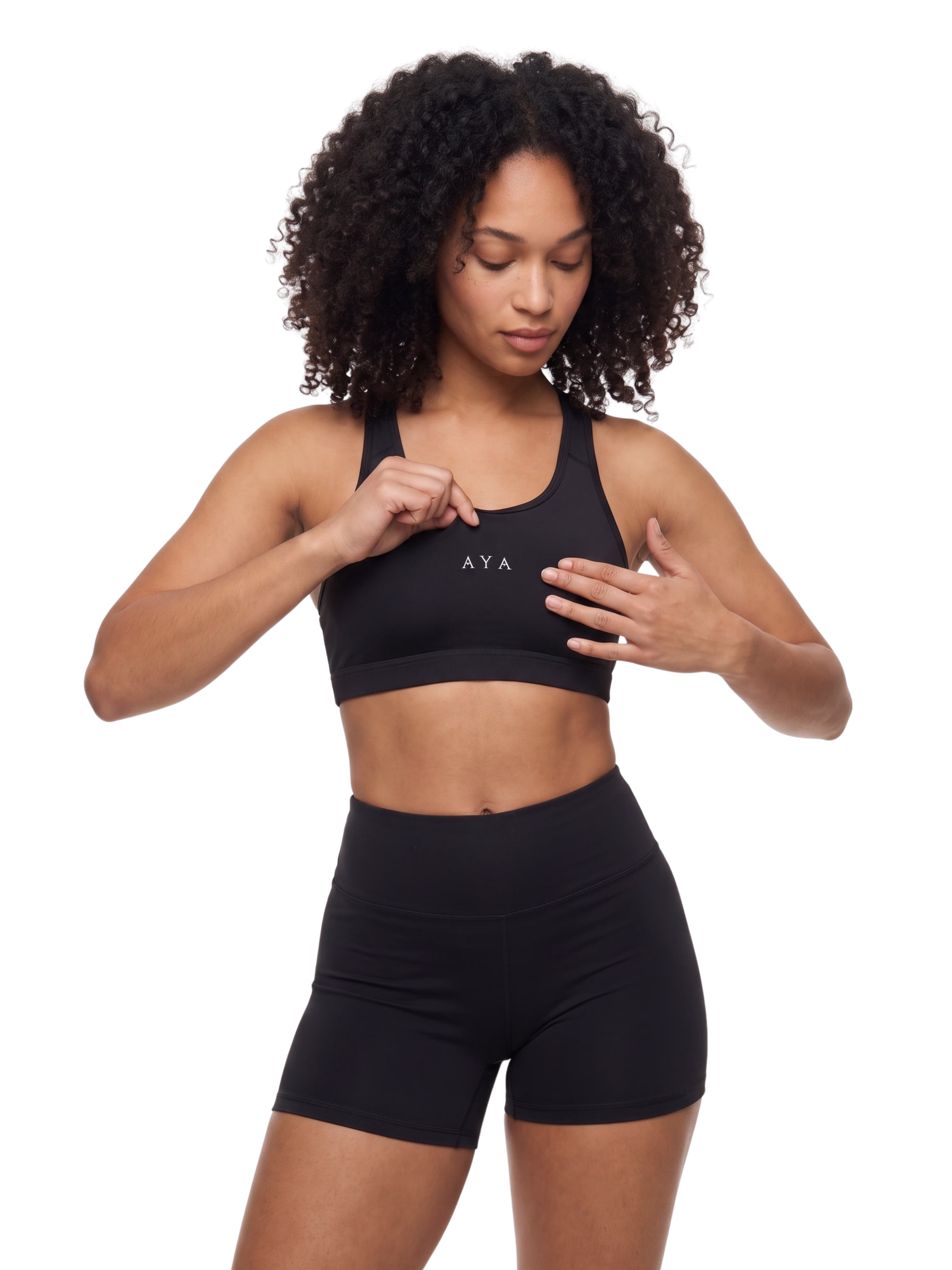 Women's Cropped Sports Bra - 5