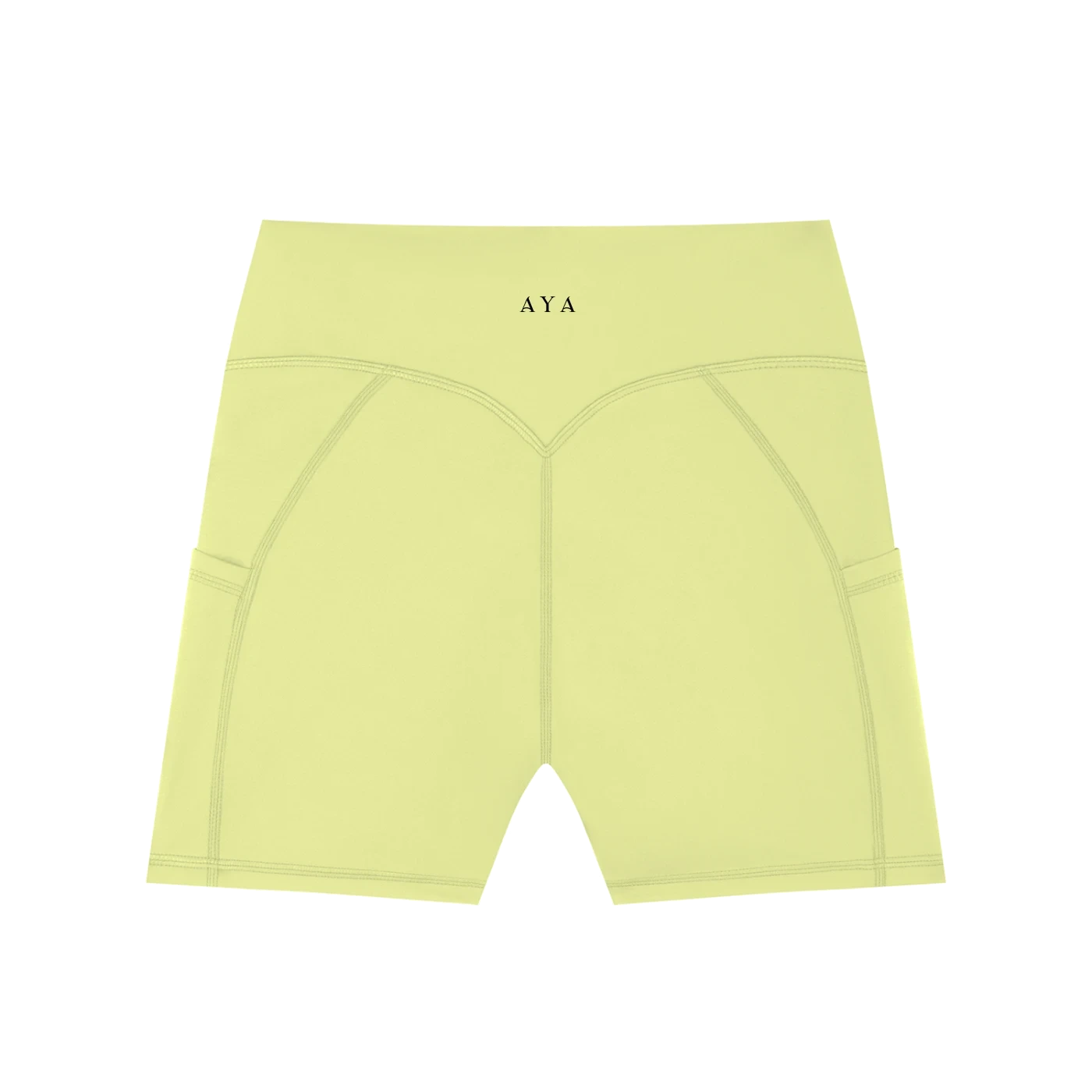 Women's High-Waisted Pocket Biker Shorts - 2