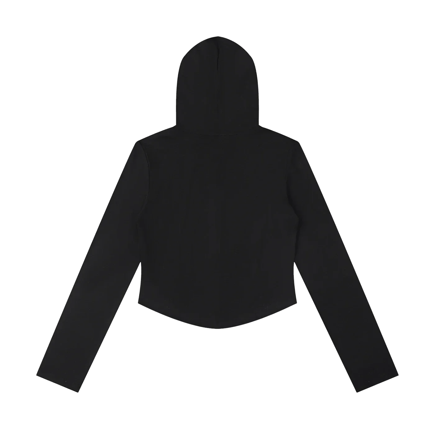 HORIZON Heather Crop Sudadera con Capucha y Cremallera - Vista posterior y espalda | AYA