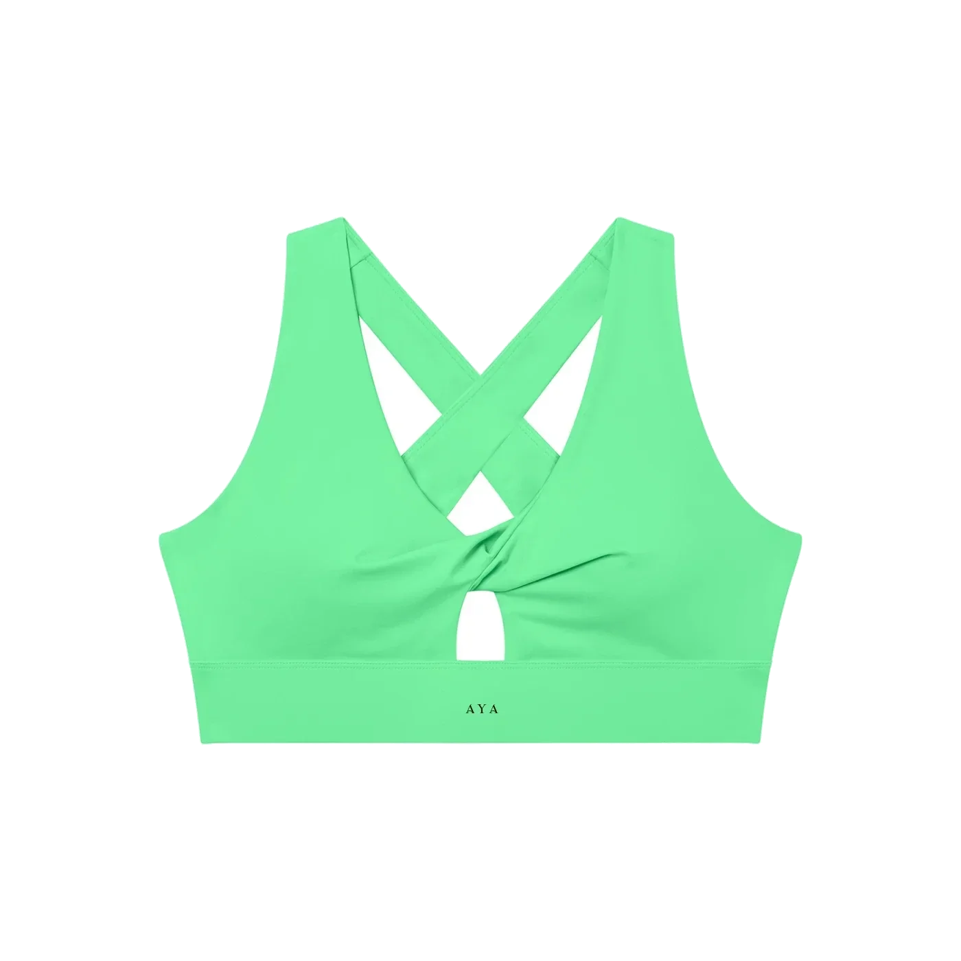 Women's Twist Front V-Neck Sports Bra - 6