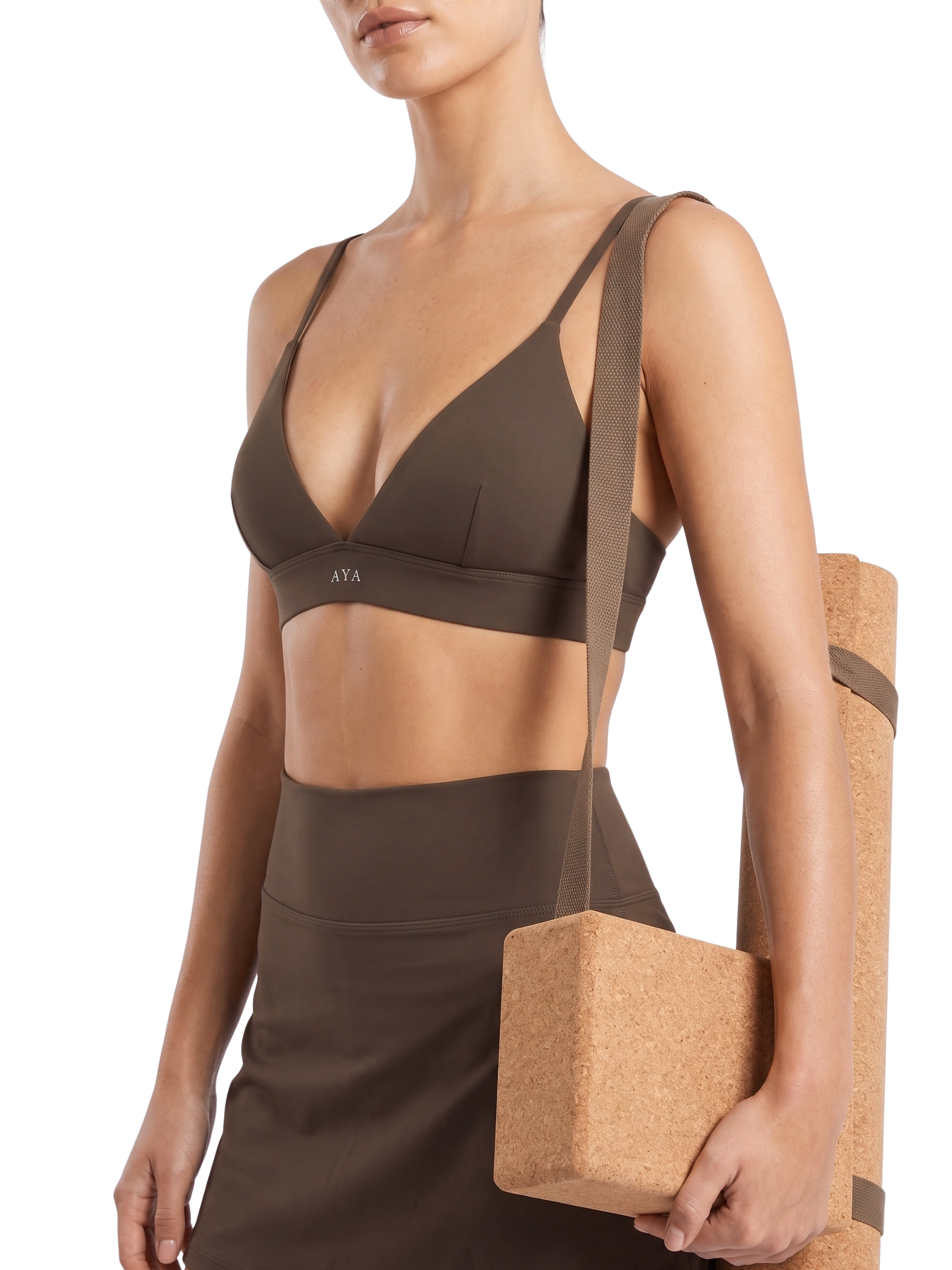 Women’s Cropped V-Neck Sports Bra - 3