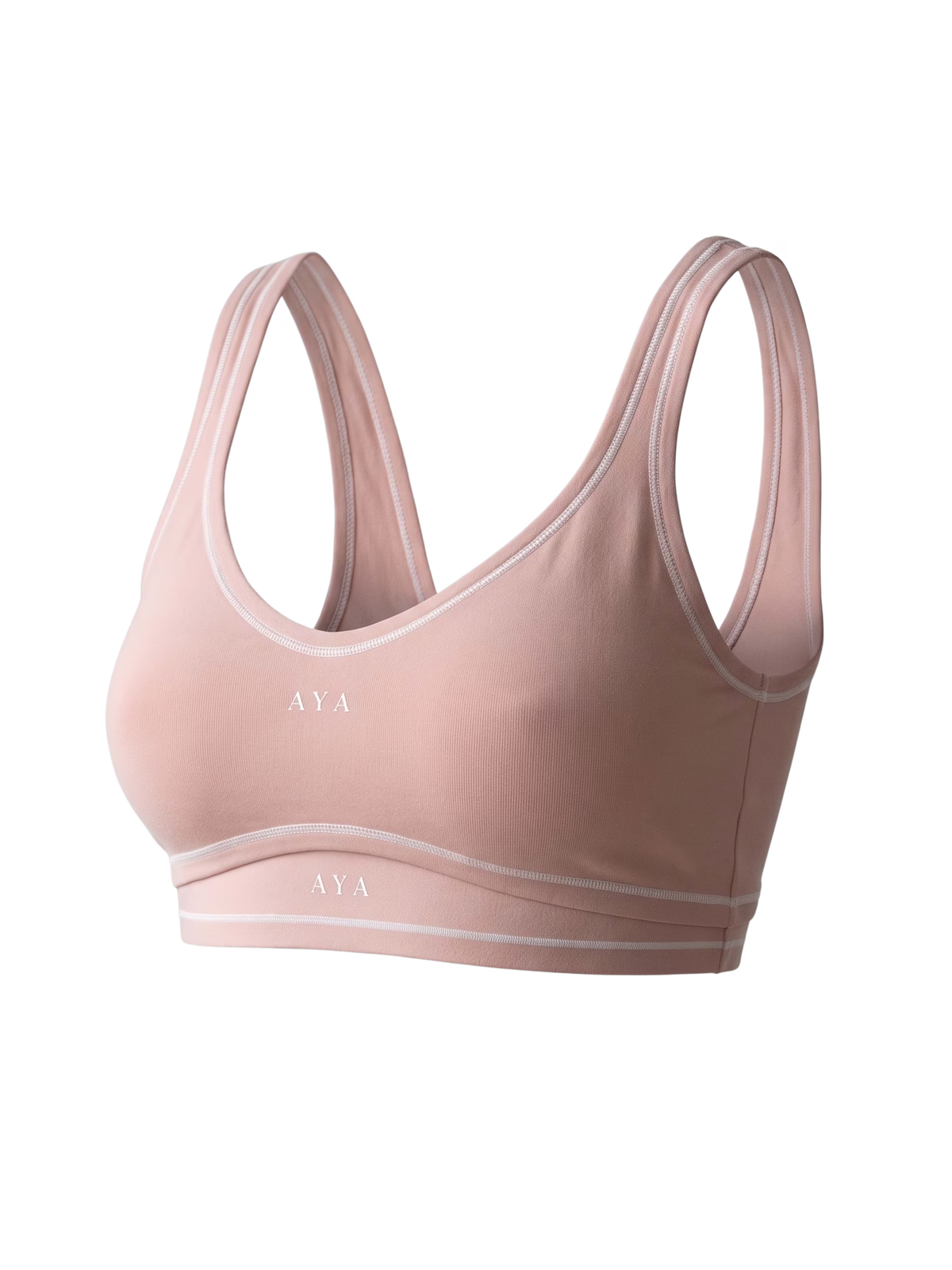 CONTOUR Stitch en color Rosa Empolvado - Vista frontal de estudio | AYA